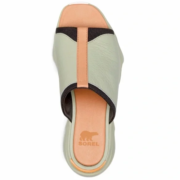 SOREL Kinetic Impact Slide High Sandal, Safari/Dream Color - Picture 11 of 12